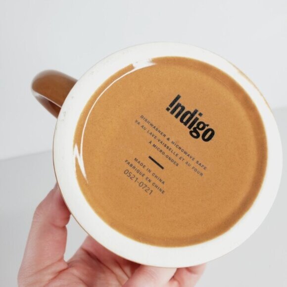 NWOT Indigo Cookie Gingerbread Snack Coffee Holiday Mug - Picture 4 of 5